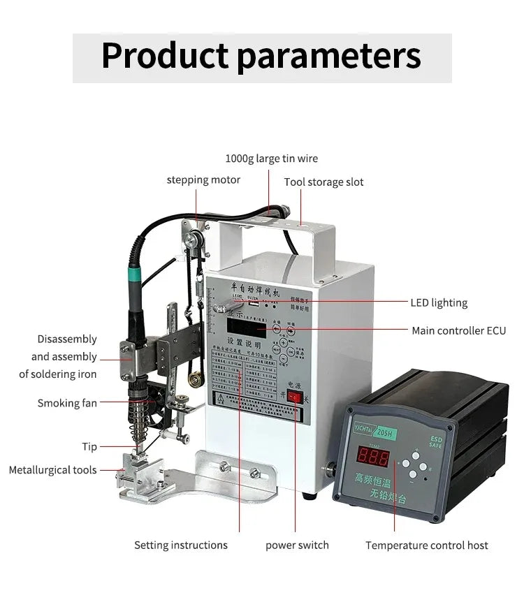 Semi Automatic Soldering Station 200W Electric Pedal Welder Tidesmit