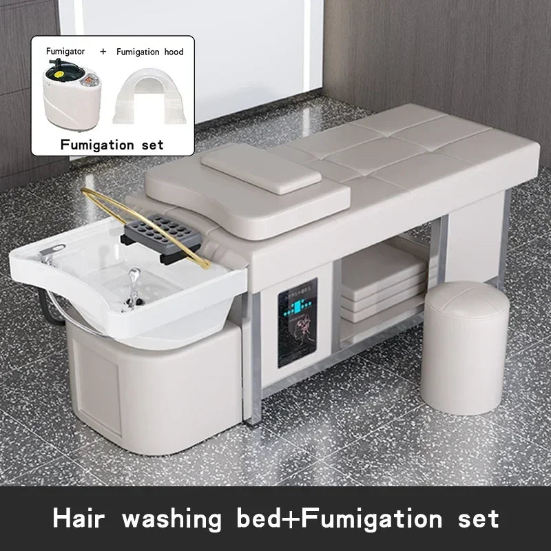 Massage Shampoo Bed for Salon Spa Water Therapy - Ergonomic Design Massage Chairs 5 Tidesmit