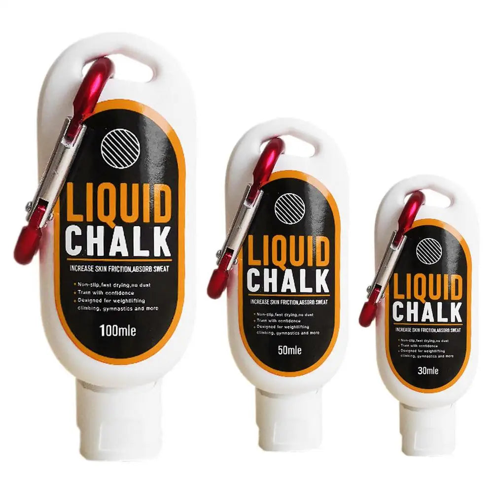 30/50/100ml Sports Liquid Magnesium Powder Fitness Lifting Anti Slip Cream Grip Liquid Magnesium For Indoor Rock Climbing Gym