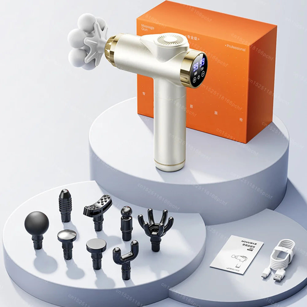 Deep Tissue Massage Gun - Electric Muscle Massager for Home Relaxation Relaxation Treatment Tidesmit