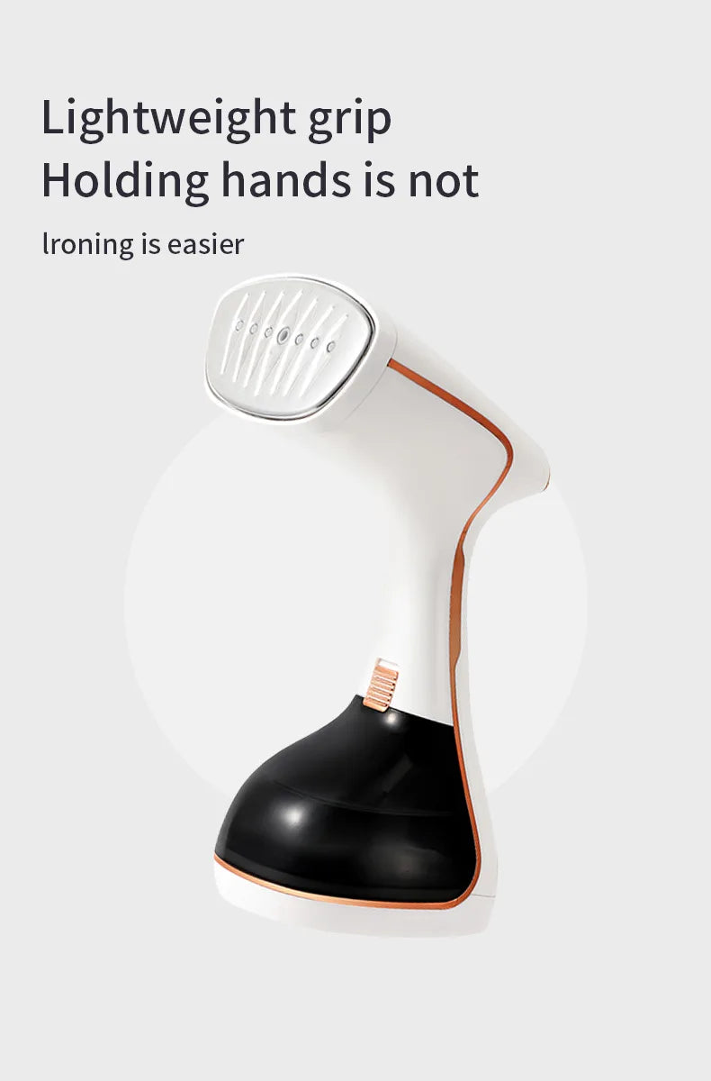 Tidesmit 1800W portable steam iron featuring a touchscreen display and 320ml tank for rapid fabric garment steaming