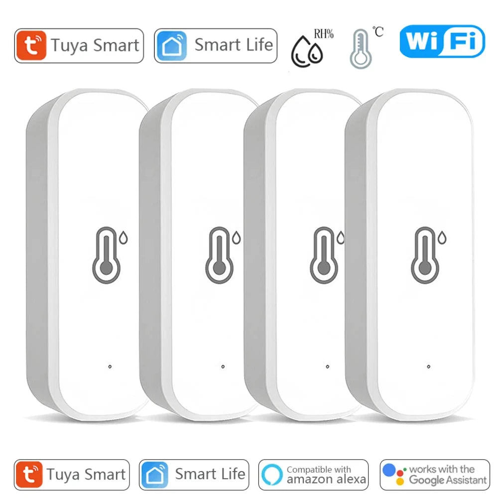 WiFi Temperature Humidity Sensor – Smart Home Remote Climate Monitor Tidesmit