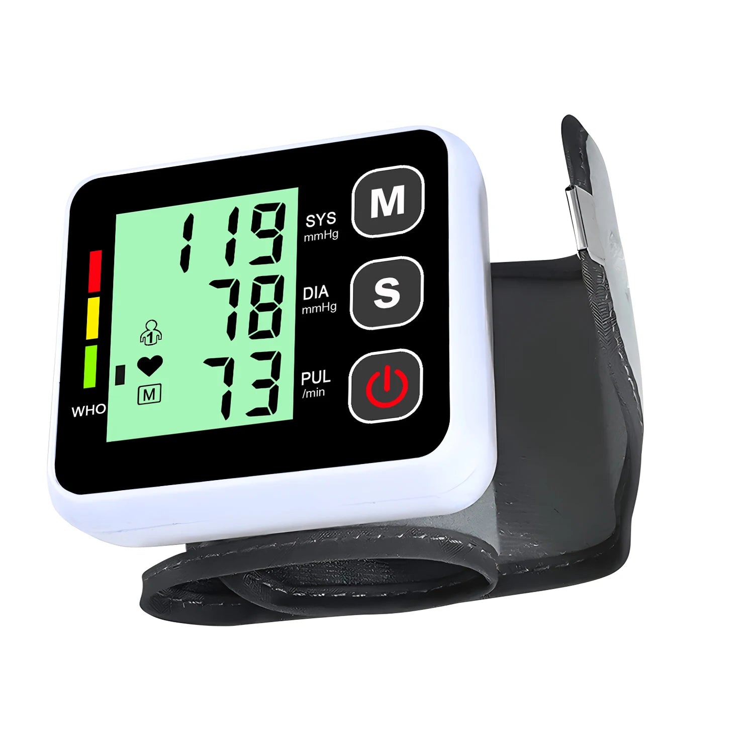 Portable Sphygmomanometer Medical Digital Wrist Blood Pressure Monitor Pulse Heart Rate Monitor Tonometer тонометр