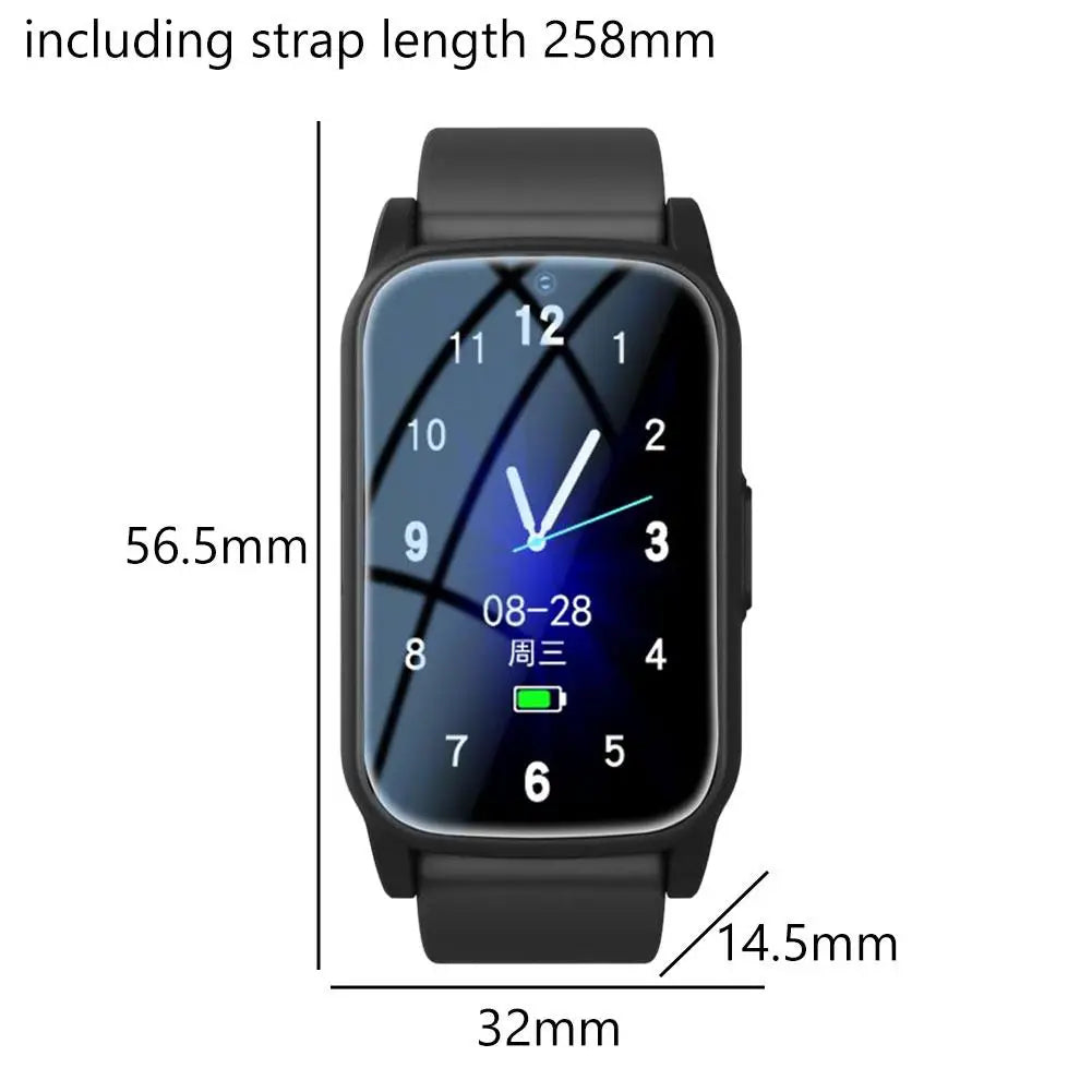 Elderly Smart Watch With Fall Detection GPS Tracking SOS Alert HD Video Call Waterproof Fitness Heart Rate Monitor For Seniors