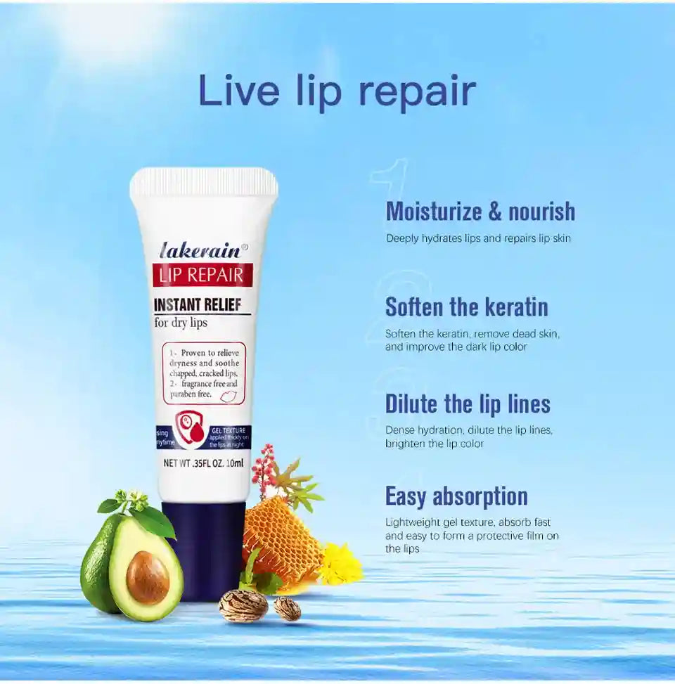 Lip Repair Gel 2pcs - Deep Moisturizing Balm for Dry Lips Lip Care Tidesmit