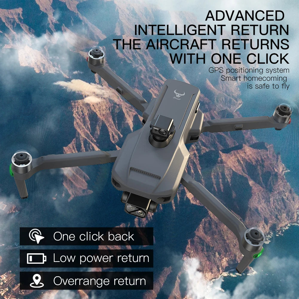 4K GPS Camera Drone with Obstacle Avoidance - Foldable SG909 MAX Tidesmit