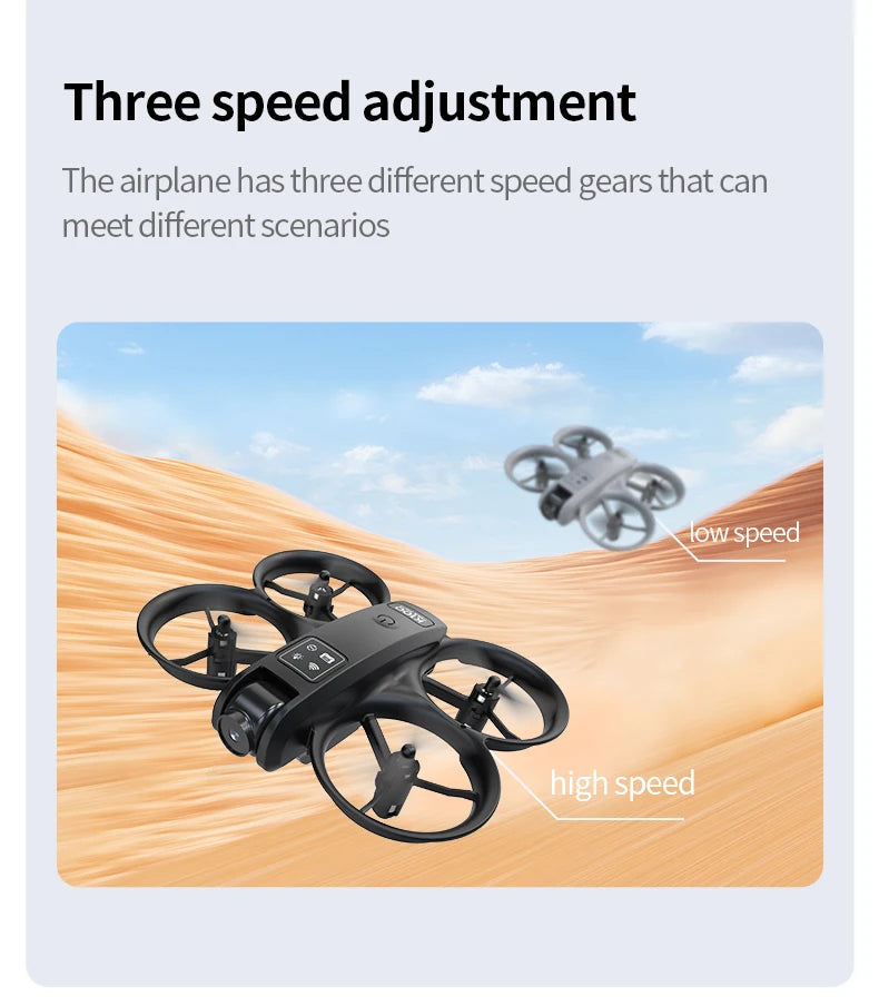 Mini Foldable Camera Drone with 4K Video - Compact Beginner Quadcopter Tidesmit