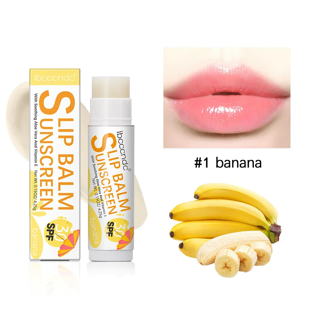 Sunscreen Lip Balm SPF 30 - Moisturizing Lip Care by Tidesmit Lip Care Banana Tidesmit
