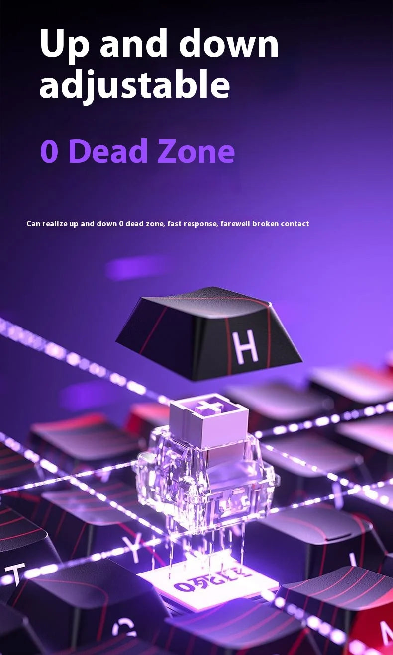 AULA WIN60 WIN68 HE Magnetic Wired Keyboards Esports Rapid Trigger 8K Return RGB Hotswap Mechanical Keyboard for Pc Gamer Gifts