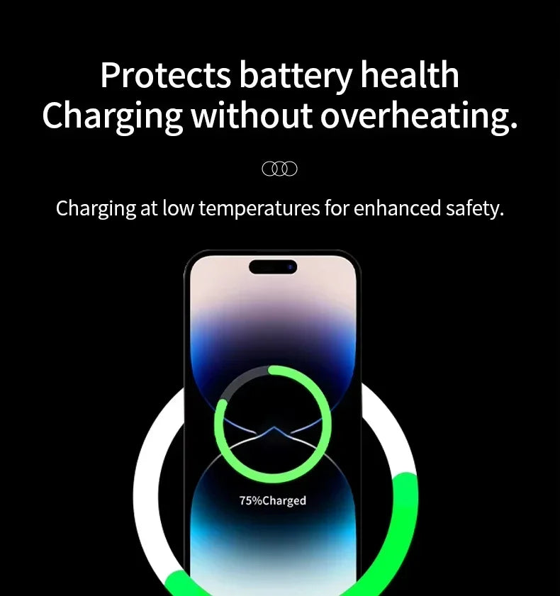 3-in-1 Magnetic Wireless Charger for Apple Devices | Grey Tidesmit