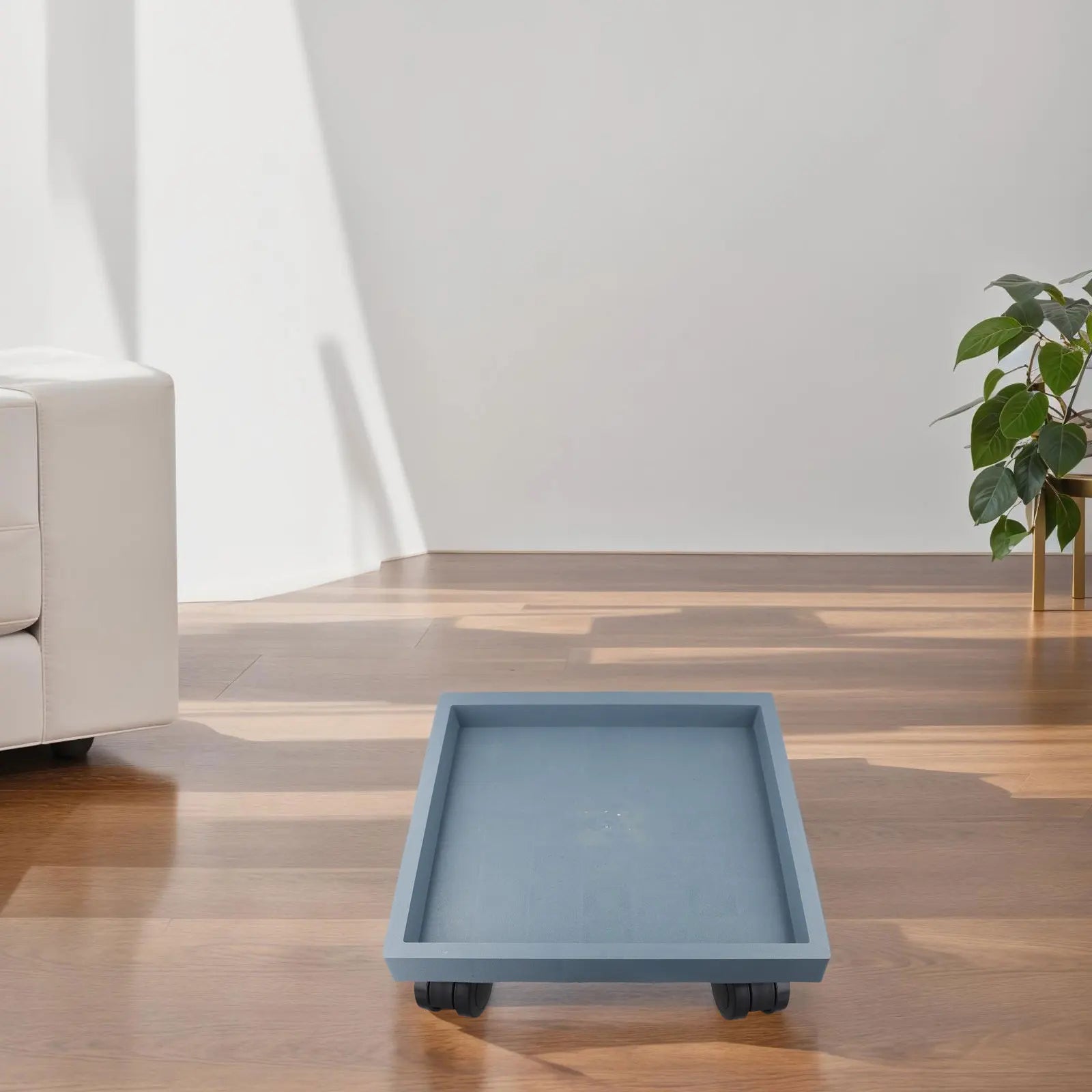 Industrial Design Outdoor Gardening Movable Wheel Tray Plant Container Tray Does Not Scratch Floor Maneuverability
