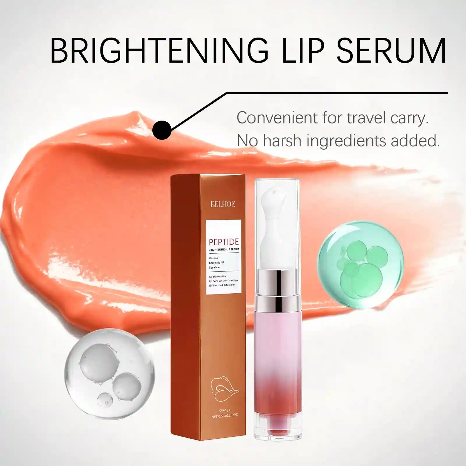 Hydrating Lip Serum: Plumping & Smoothing Lip Treatment | Tidesmit Lip Care Tidesmit