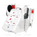White EMS body sculpt machine with 360 rolling inner ball applicators for professional cellulite and fat reduction.