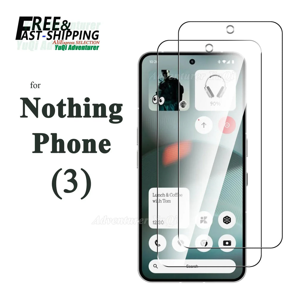 Nothing Phone 3 Screen Protector Tempered Glass 2 Pack Clear Tempered glass Nothing Phone (3) Tidesmit