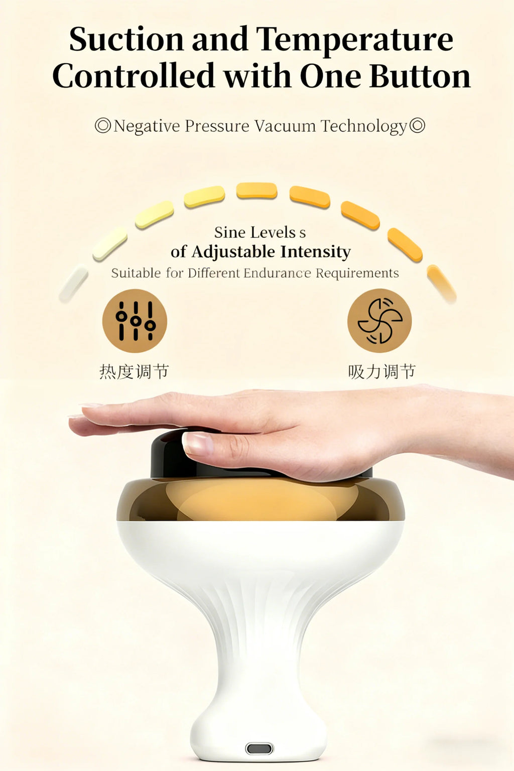 Electric Meridian Massage Brush for Body Shaping - Gold Edition Body Shaping Massage Equipment Tidesmit