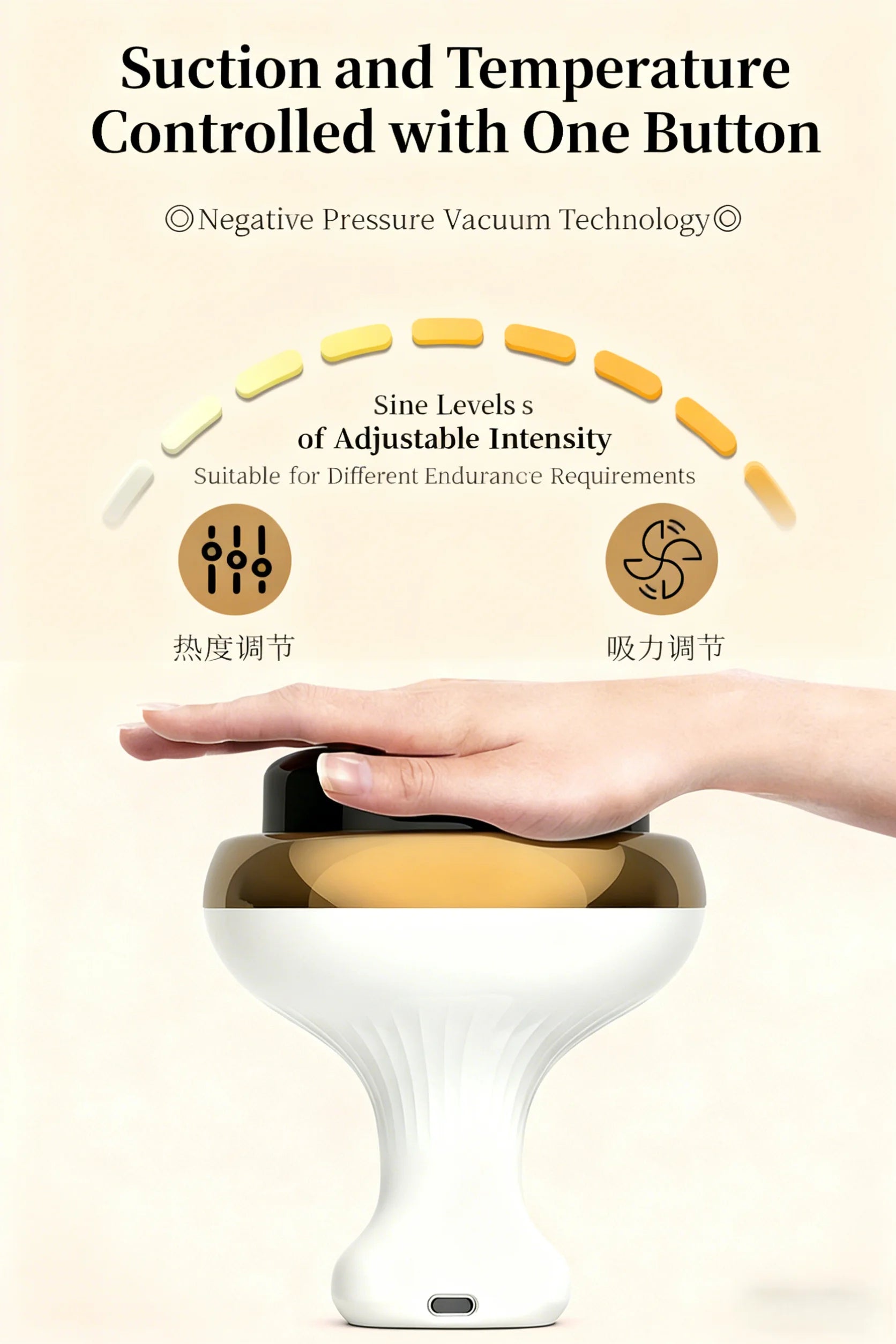 Electric Meridian Massage Brush for Body Shaping - Gold Edition Body Shaping Massage Equipment Tidesmit