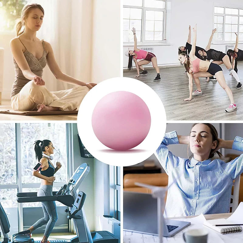 Massage Lacrosse Ball for Deep Tissue Trigger Point Therapy by Tidesmit Back Massage Instrument Tidesmit