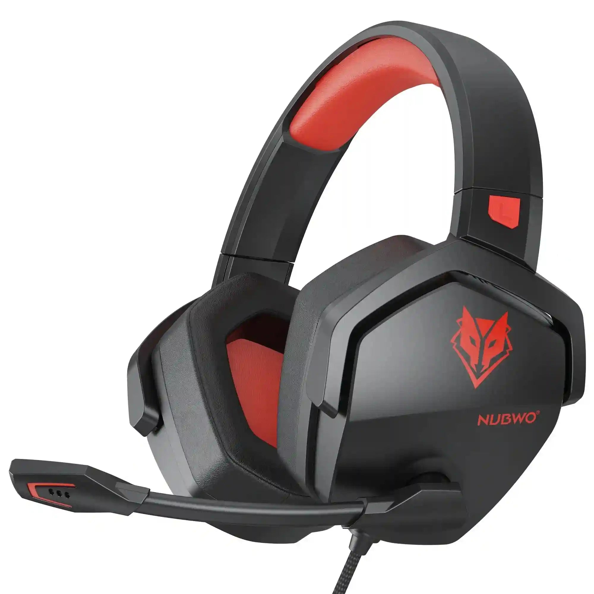 Tidesmit Gaming Headset with Mic for PS5 Xbox PC - Low Latency Audio Red Tidesmit