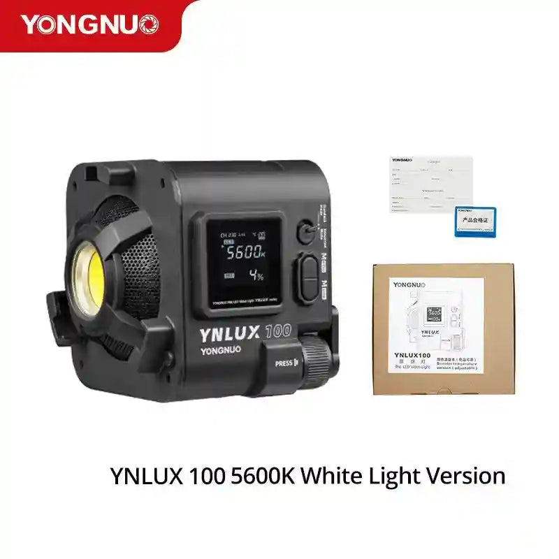 Bi-color LED Video Light: Portable Handheld Studio Lamp for Content 5600K Tidesmit