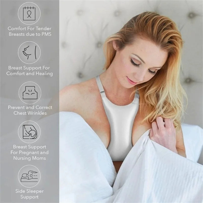 Chest Wrinkle Pad for Sleeping - Anti-Aging Decollete Support Massage Cushion Tidesmit