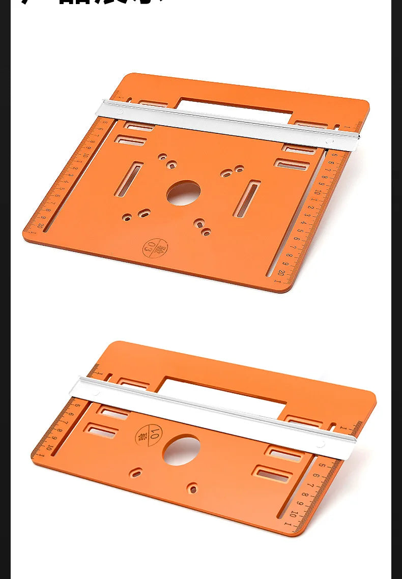 Circular Saw Base Plate 90° Flat 45° Oblique Cutting Trimming Machine Base Plate Woodworking Benches Router Flip Plate Trimming
