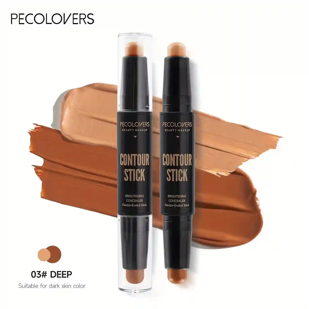 Tidesmit face makeup foundation stick shown in a texture close-up for precise contouring and concealing application