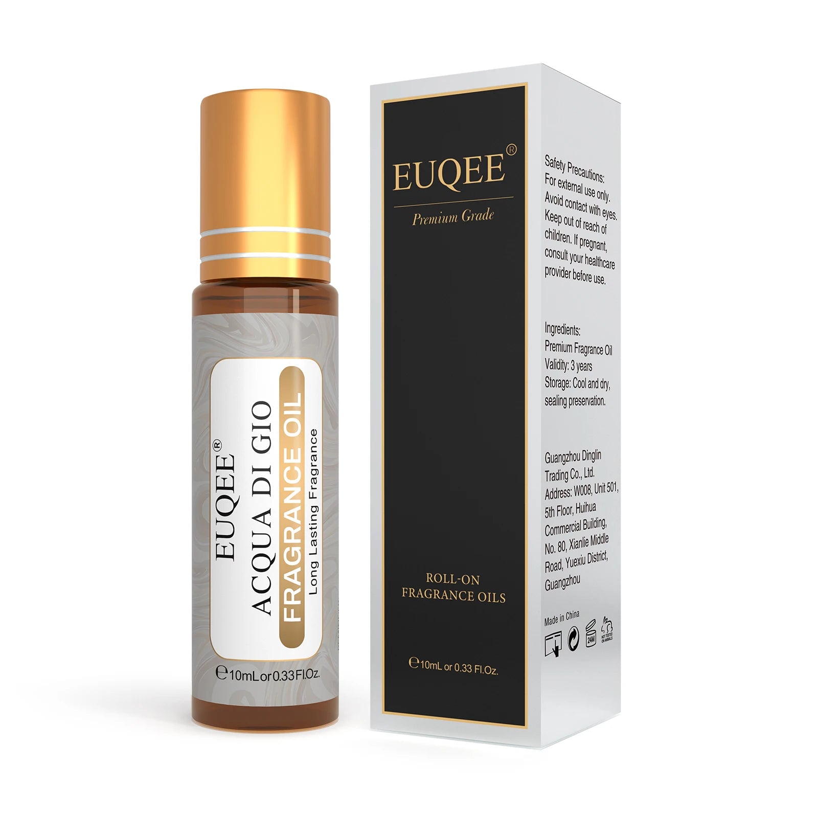 EUQEE 10ml Premium Men's Fragrance Oil For Car Diffuser Aromatherapy Vanilla Musk Leather Amber Romance Aroma Essential Oils