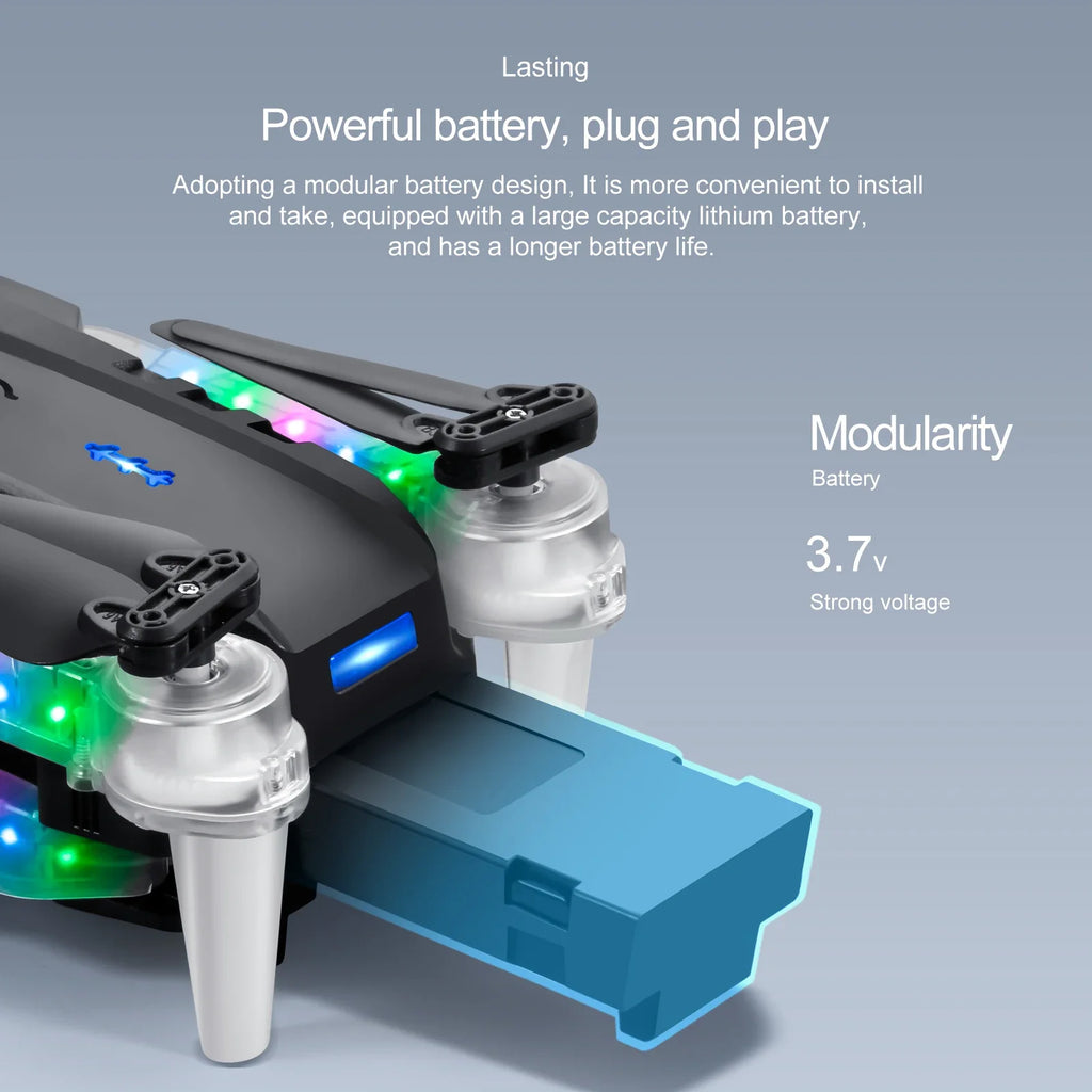 4K Camera Drone - Foldable RC Quadcopter with Obstacle Avoidance Tidesmit