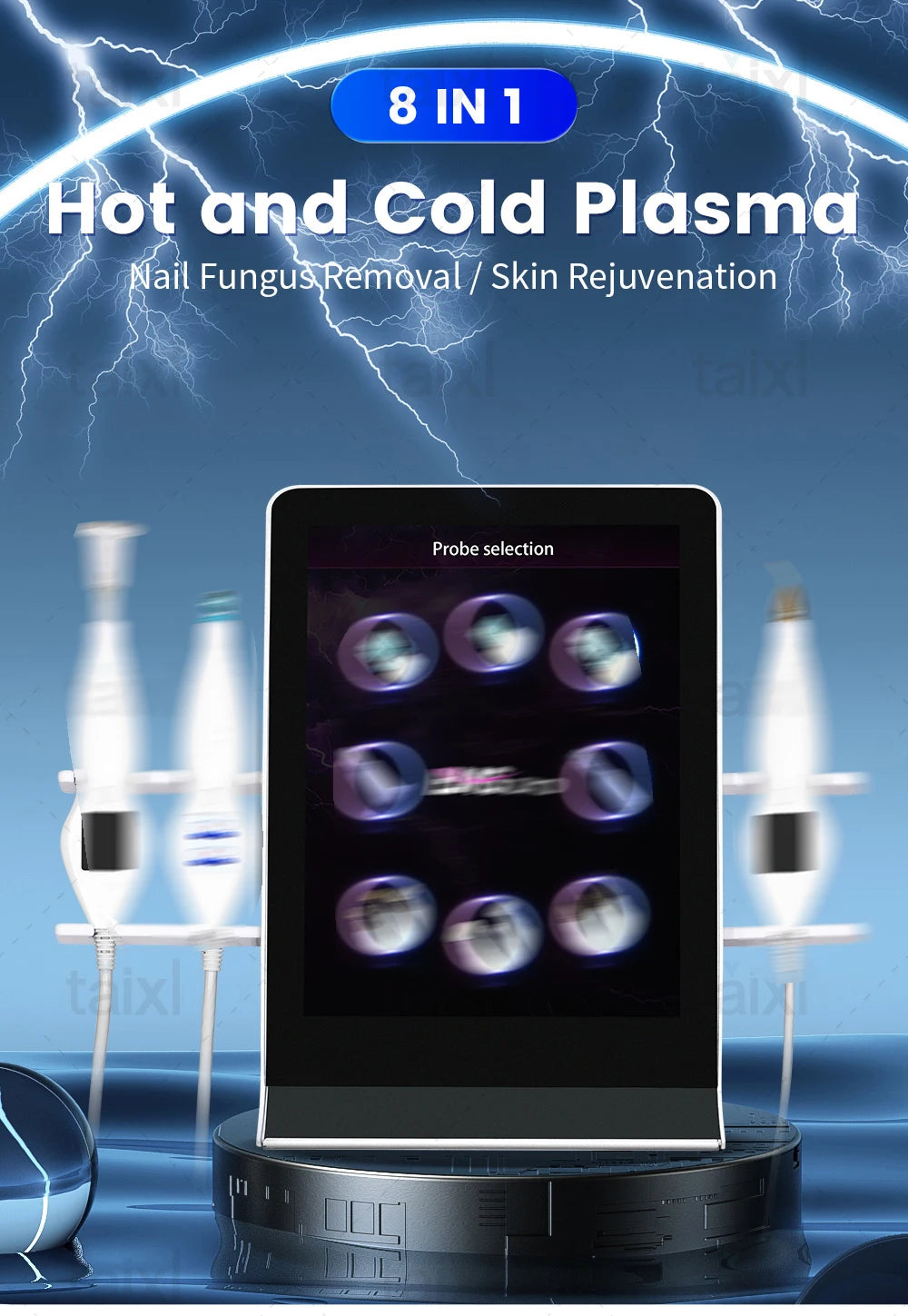 Cold Hot Plasma Machine for Facial Care and Skin Rejuvenation - Tidesmit Body Shaping Massage Equipment Tidesmit