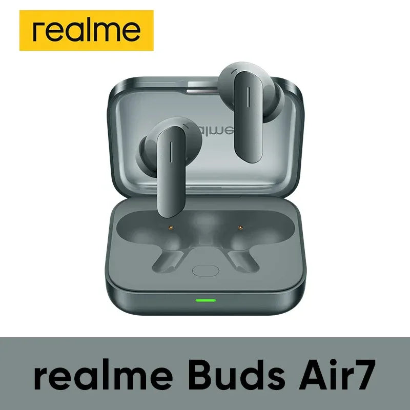 Realme Buds Air 7 Wireless Earphones 52H Battery Life - Tidesmit Moss Green spain Tidesmit