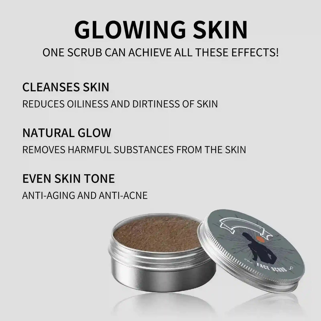 Facial Exfoliating Scrub Powder - Deep Pore Cleanser | Tidesmit Scrubs Treatments Tidesmit