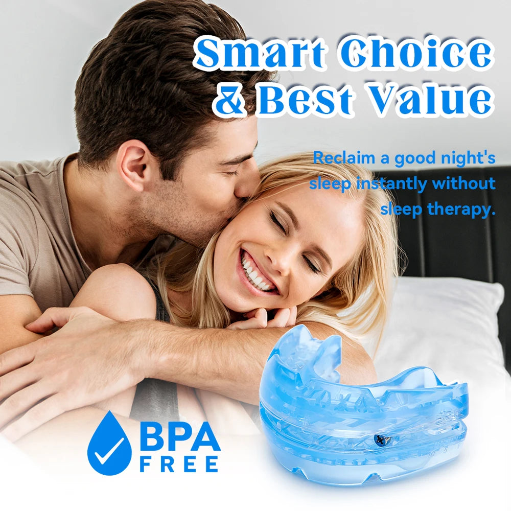 Tidesmit Anti Snore Bruxism Mouth Guard for comfortable teeth grinding relief and improved sleep quality.