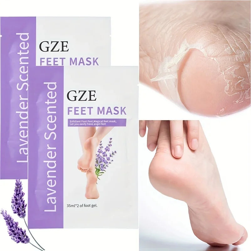 Foot Peel Mask for Cracked Heels and Callus Removal (GZE007) Scrubs Treatments Tidesmit