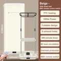 Tidesmit portable electric clothes dryer with remote control and folding rack for fast laundry drying.