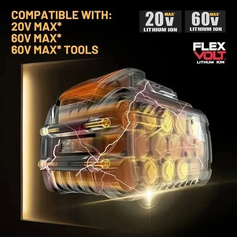DeWALT 100% Original Battery 20V/60V 9000mAh MAX FlexVolt for DCB200 DCB205 DCB206 DCB209  Power Tool Battery Air Transpor~