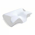 Ergonomic Memory Foam Neck Pillow for Cervical Support - Tidesmit Back Massage Instrument White Tidesmit
