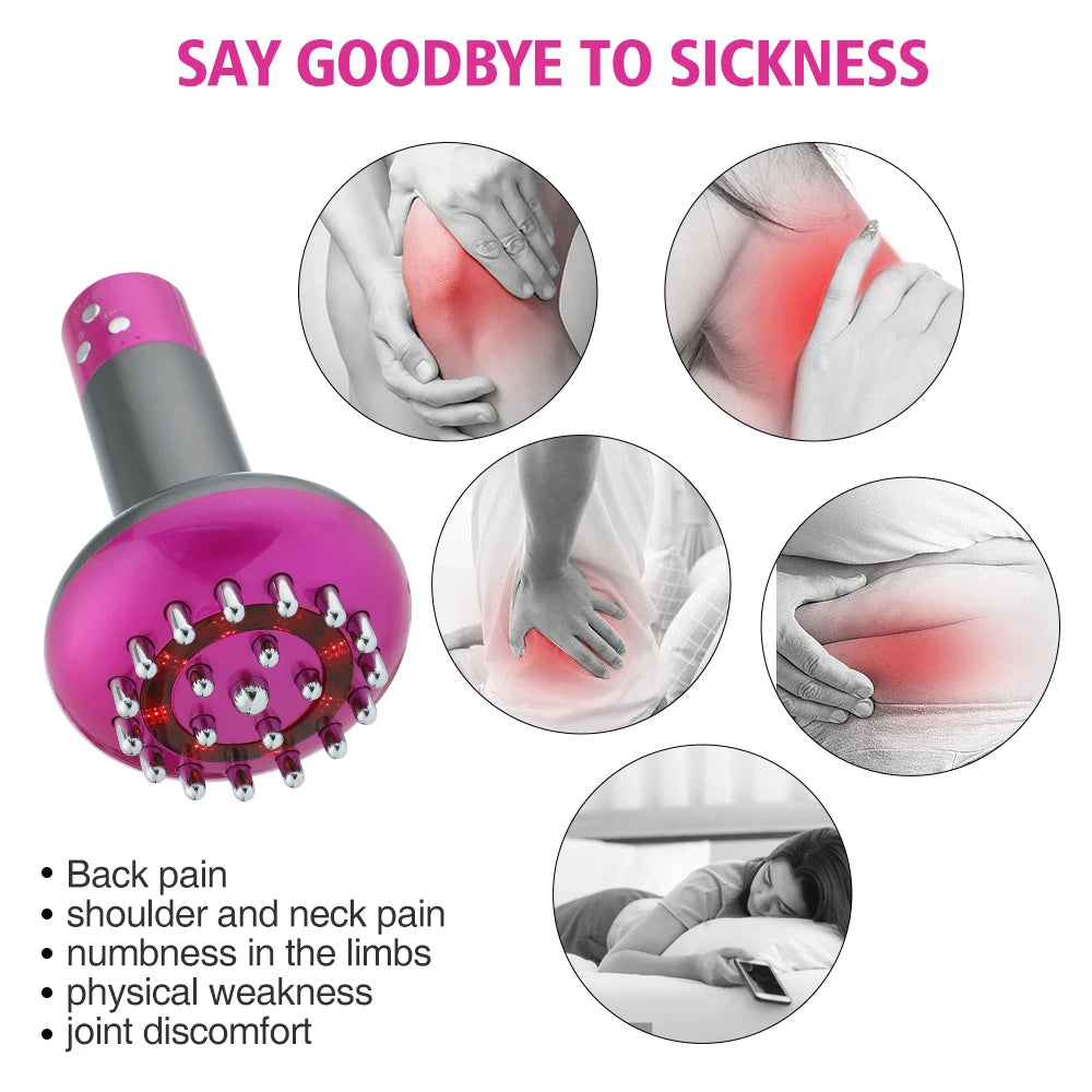 Electric Gua Sha Tool - Rechargeable Body Massager for Stress Relief Relaxation Treatment Tidesmit