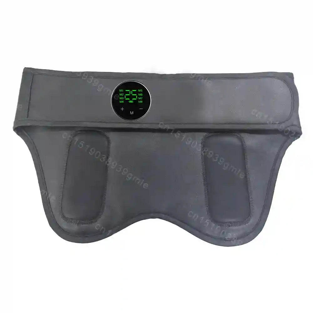 EMS Butt Lifting Massager - 8 Mode Rechargeable Glute Toning Pad Black Massage Roller Black Tidesmit