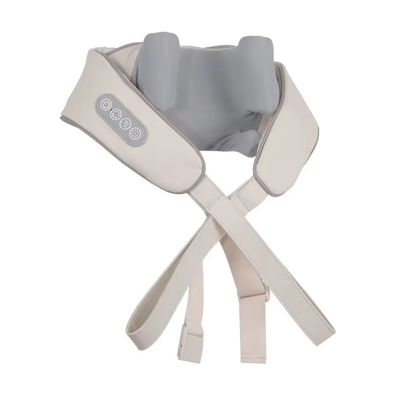 Shiatsu Neck Massager Cordless with Heat - Deep Tissue Relief GEN2 Relaxation Treatment Tidesmit