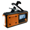 4000mAh Portable Emergency Solar Power Radio Hand Crank Charging AM/FM Weather Radio Led Reading Flashlight Bank Phone Charger