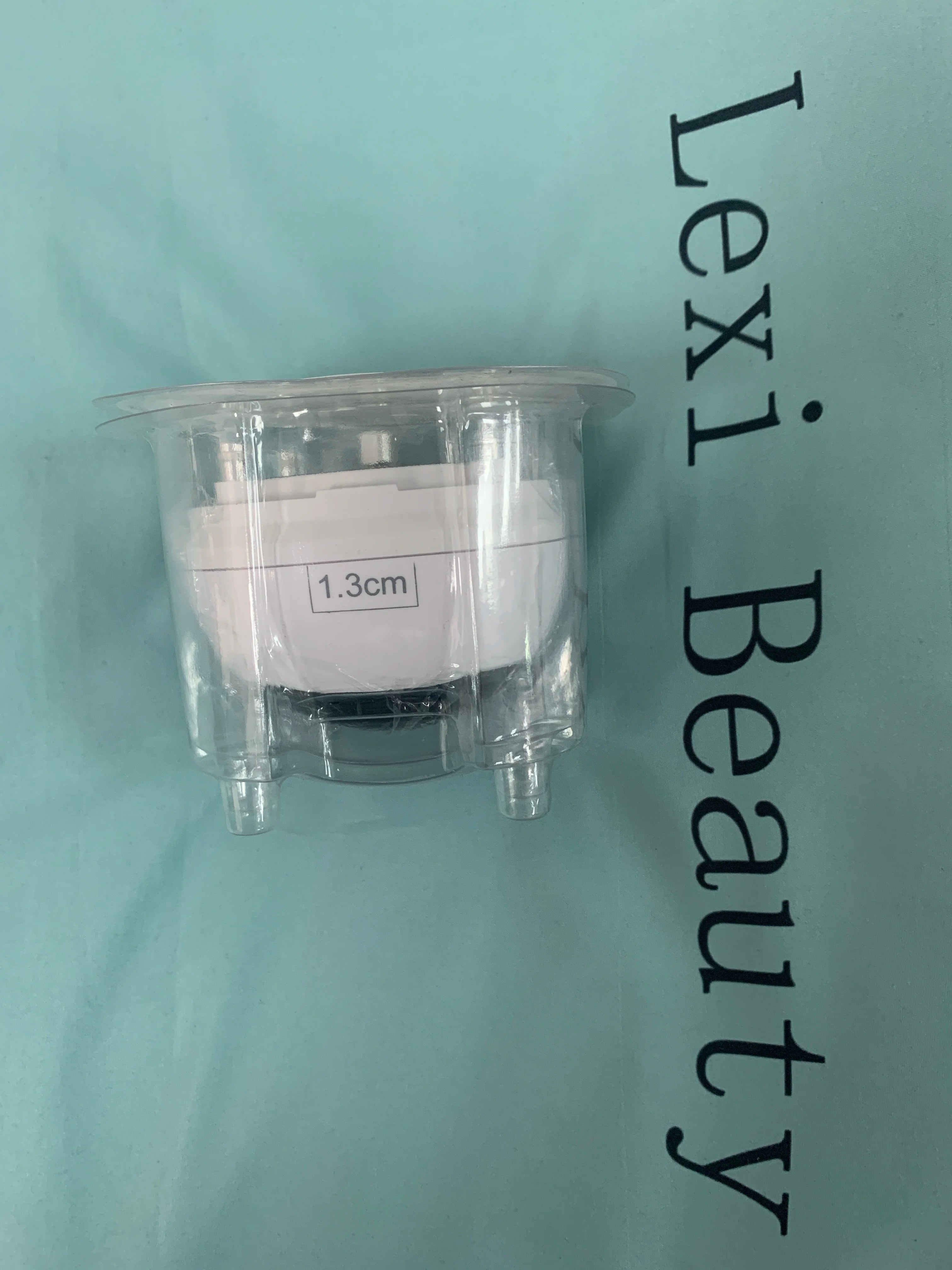 Portable Liposonic 1.3cm cartridge for fat reduction and body tightening machine, white professional beauty device.