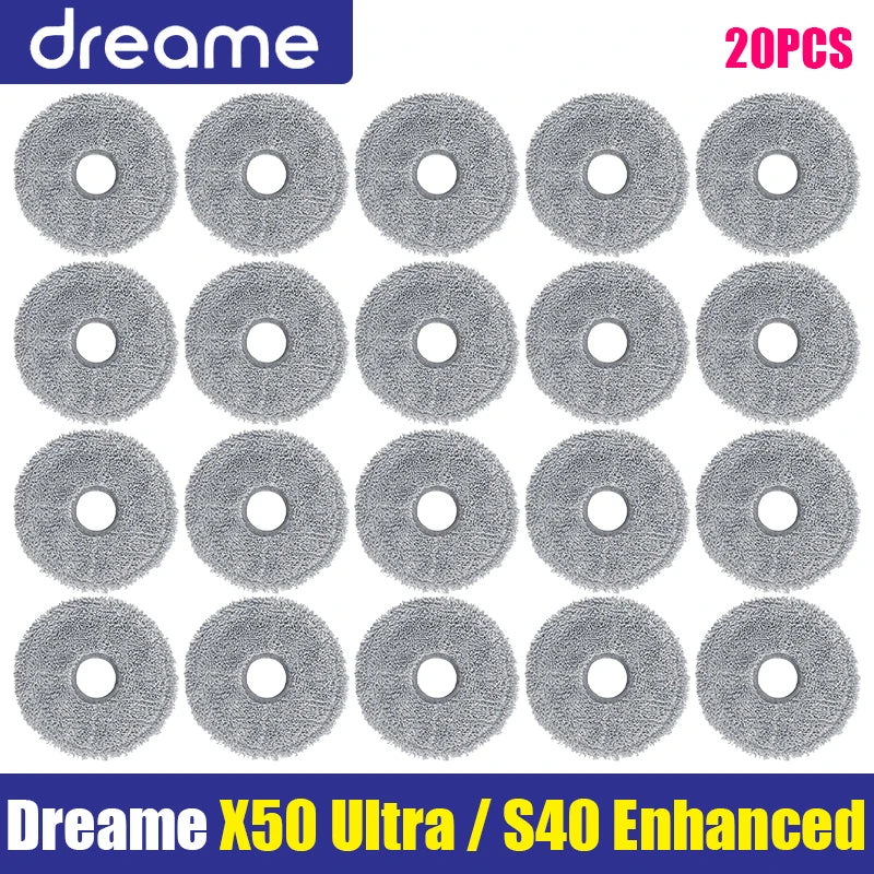 Tidesmit replacement parts kit for Dreame X50 Ultra and S40 Enhanced including roller brush, side brush, and filter