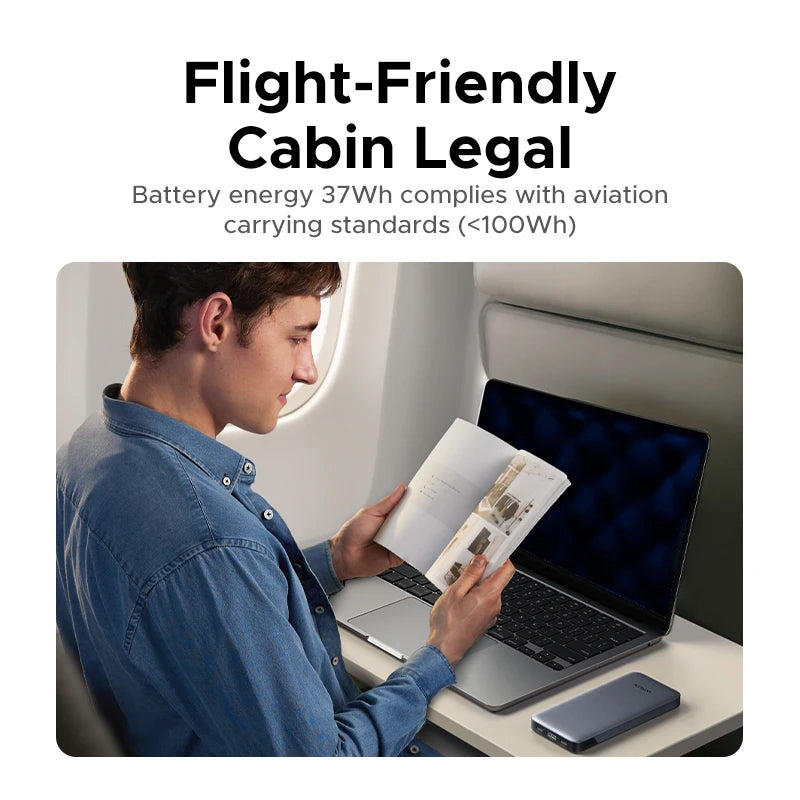 Portable 20000mAh Fast Charging Power Bank with USB-C PD Delivery Tidesmit