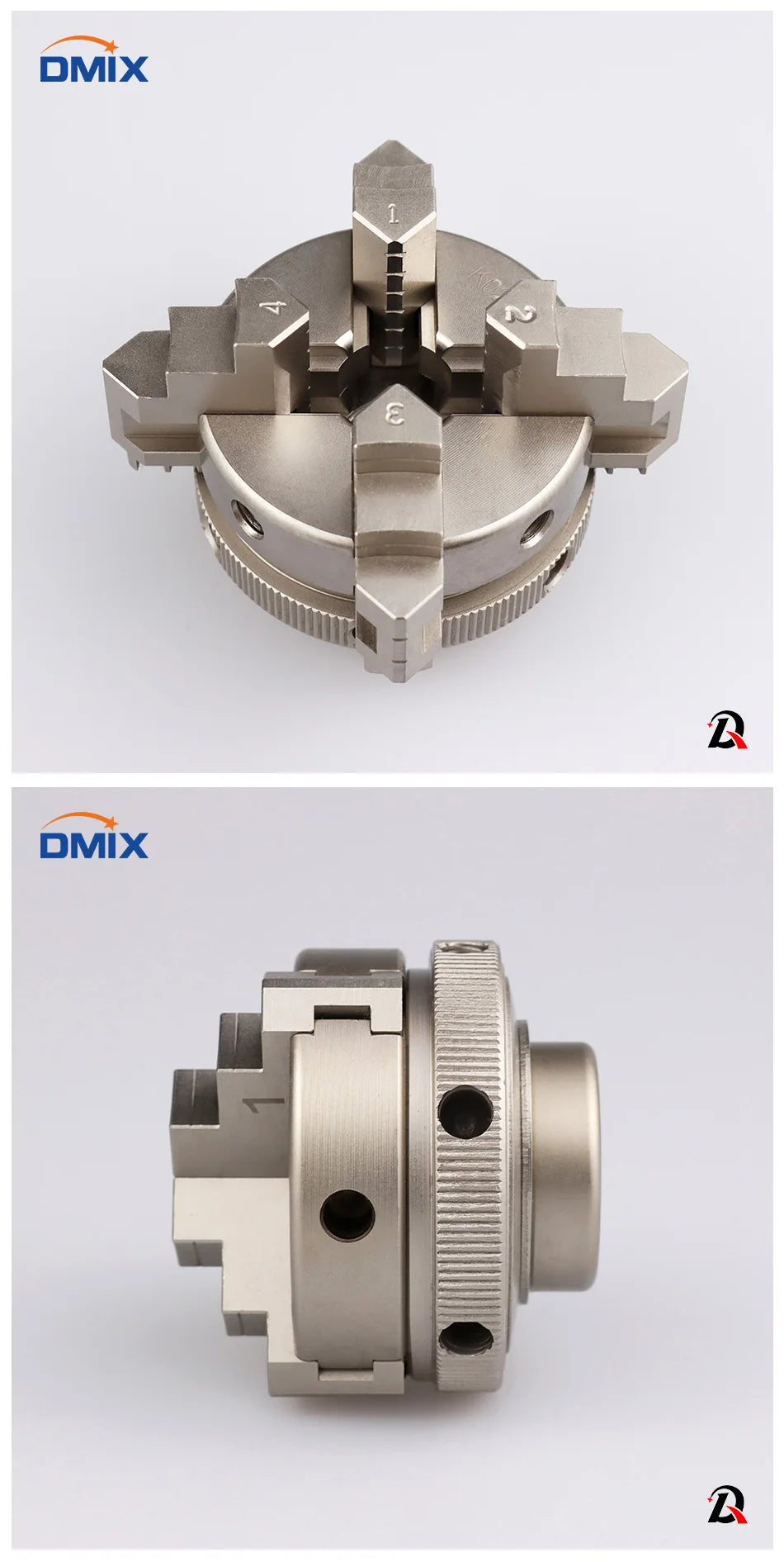 DMIX K01-50 K01-63 K02-50 K02-63 4 Jaw Self-Centering 3 Jaw Self-Centering Manual Scroll Mini Wood Lathe Chuck
