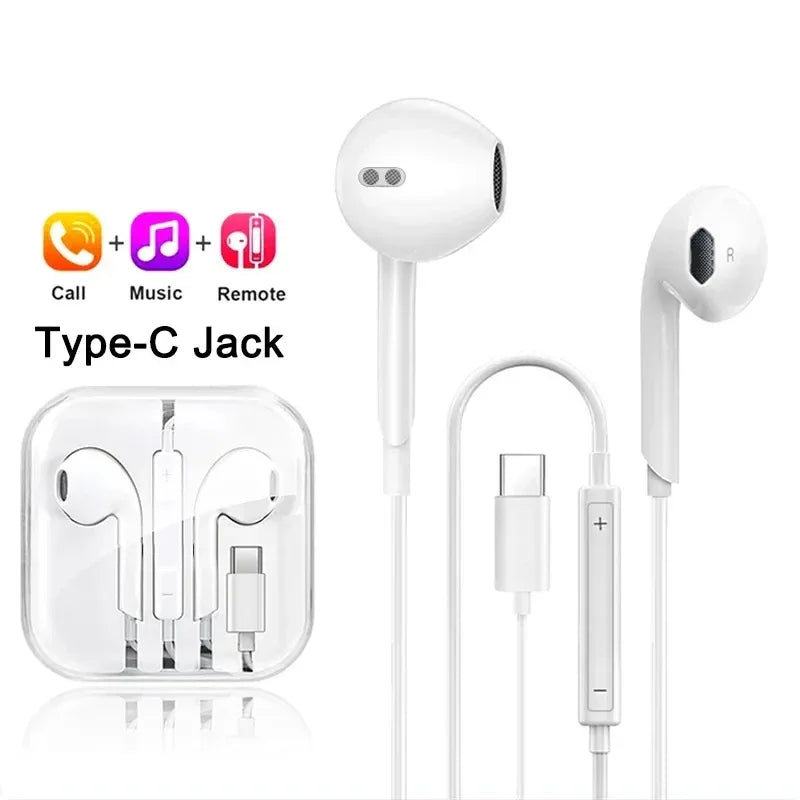 Tidesmit USB-C Wired Earbuds with Noise Isolation for Android For Type C Tidesmit