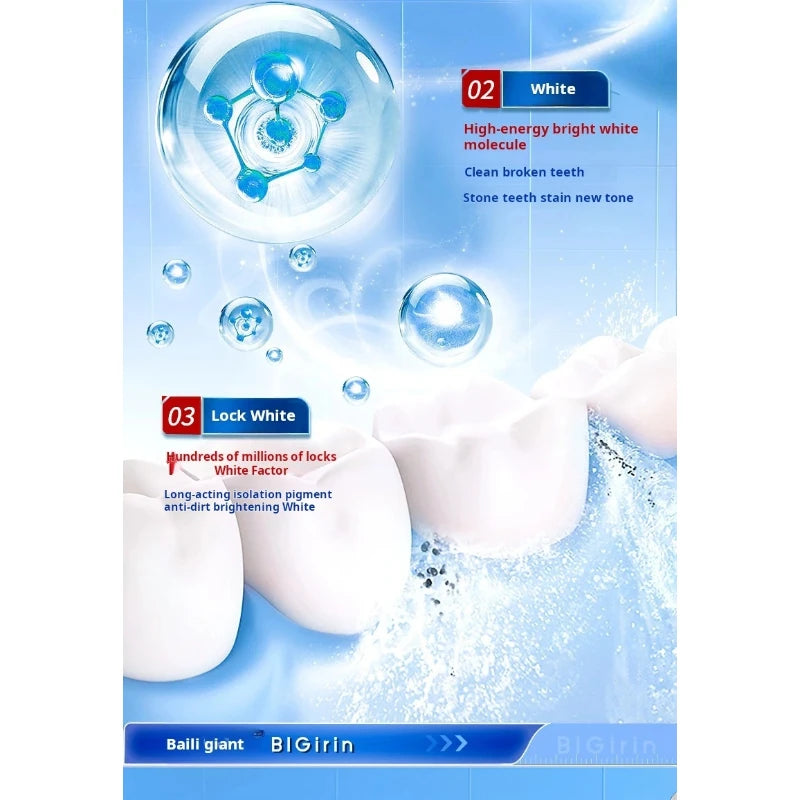 Tidesmit 99.8% high-purity Baili Giant hydroxyapatite whitening toothpaste for cavity prevention and bad breath