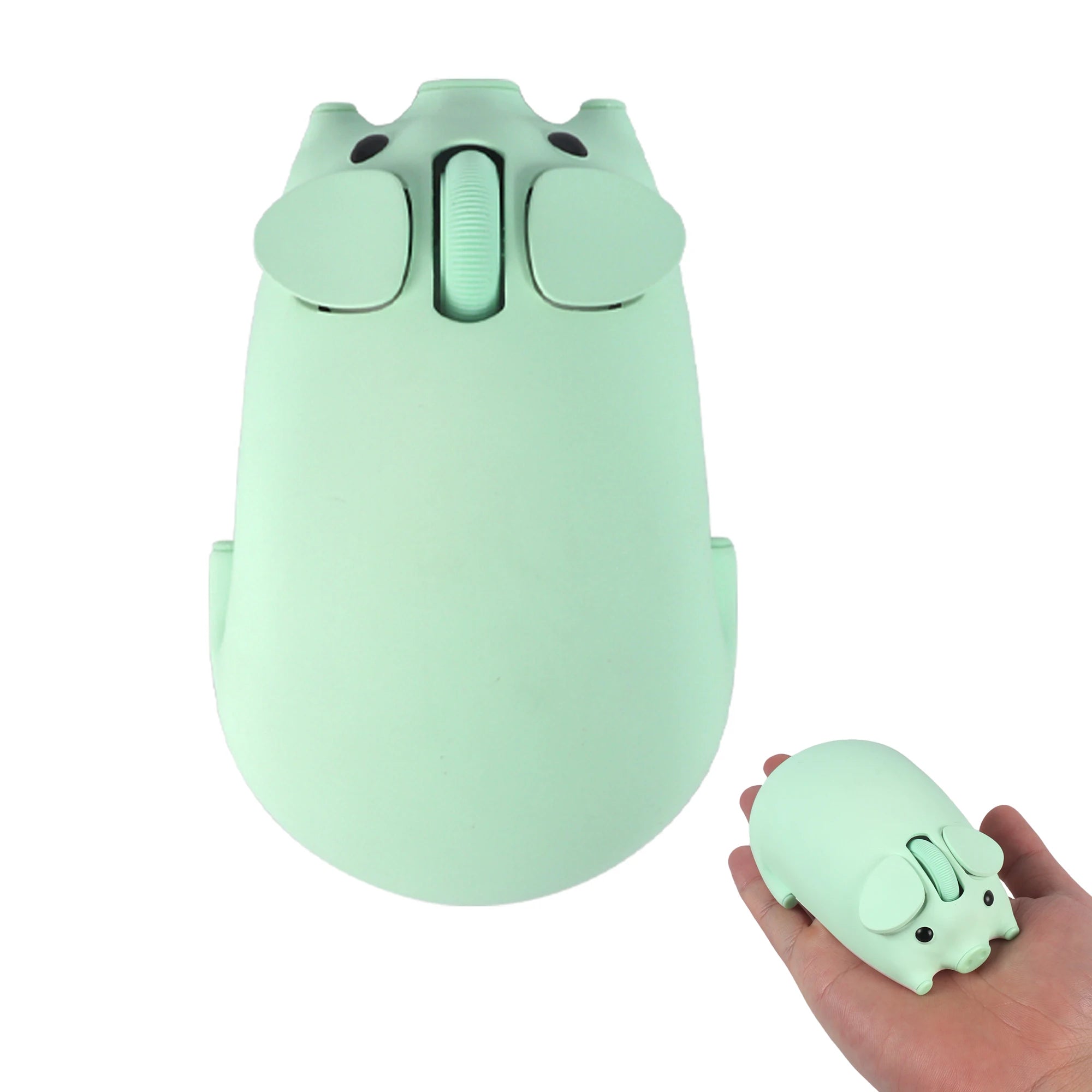 Cute Little Piggy Wireless Bluetooth Dual-Mode Mouse Ergonomics Portable Long Battery Life Office Mause For PC Laptop Kids Gifts