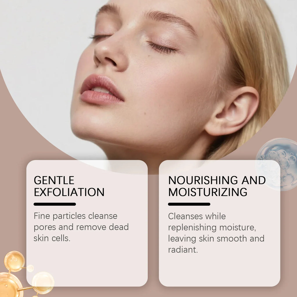 Face Scrub Exfoliator - Deep Cleaning & Hydrating Facial Care by Tidesmit Scrubs Treatments Tidesmit