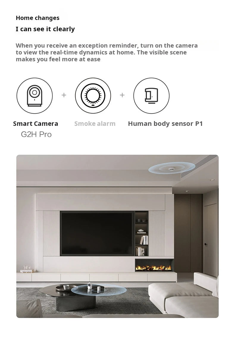 Aqara G2H Pro Smart Camera 1080P HD Gateway Hub Edition Night Vision Mobile Zigbee WIFI IP Surveillance Camera For HomeKit APP
