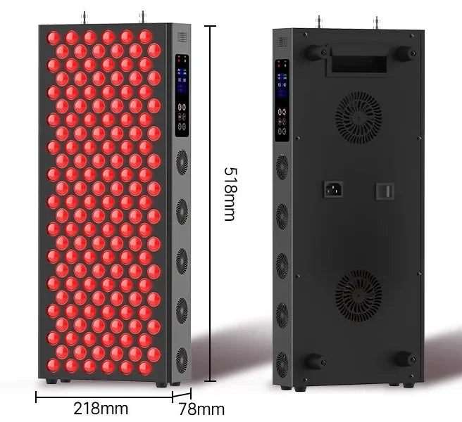 Led Red Light Therapy Panel Dimming Timing LED Beauty Devices Double Chip 660nm 850nm Infrared Light Therapy Skincare Face Body